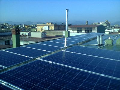 Impianto solare fotovoltaico per autoproduzione di energia