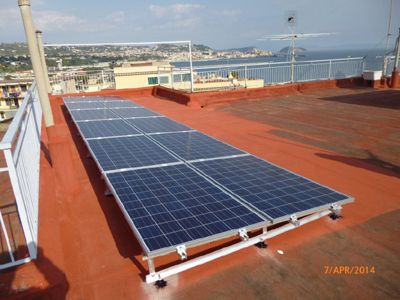 Impianto fotovoltaico con accumulo energia fotovoltaica