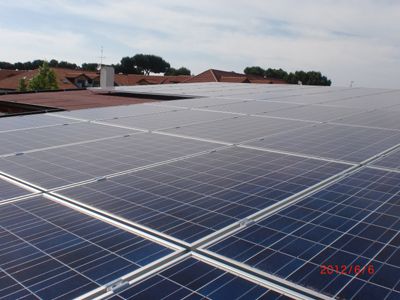 Impianto fotovoltaico complanare al tetto