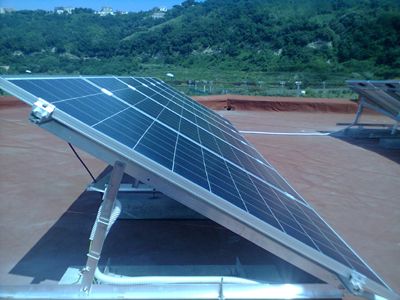 Impianto fotovoltaico residenziale tetto piano