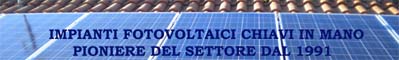 Impianti fotovoltaici